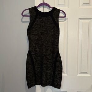Aqua black and gold mini dress worn but in excellent condition